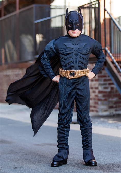 batman costume boy